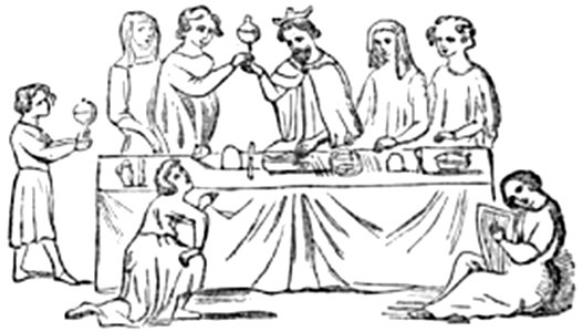 P477-King at Table-Fourteenth Century