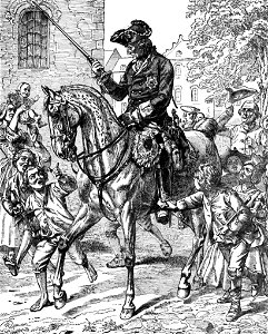 P559 FREDERICK THE GREAT. From a Rare Print of the Period