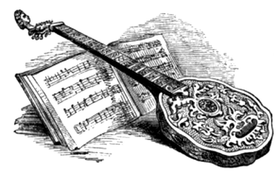 P601a Music Book and Musical Instrument belonging to Queen Elizabeth
