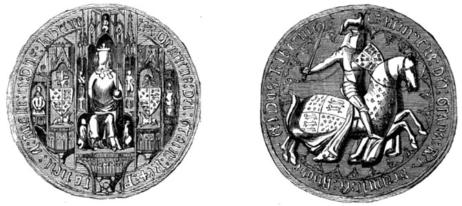 P483-Great Seal of Henry IV. Free illustration for personal and commercial use.