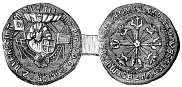 P616b Gold Real of Mary