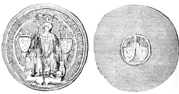 P564-The Seal of Henry VI. Free illustration for personal and commercial use.