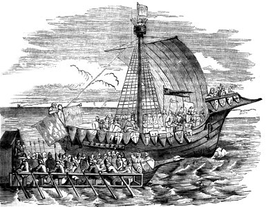 P63-Ship of War and Galley of the 15th Century