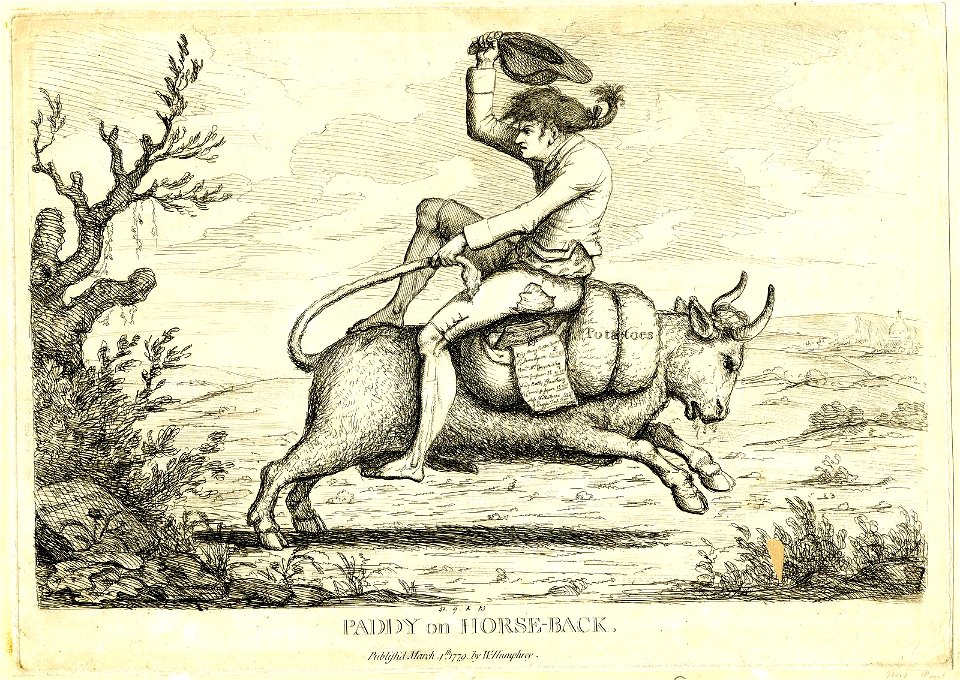 Paddy on horse-back. (BM 1851,0901.13)