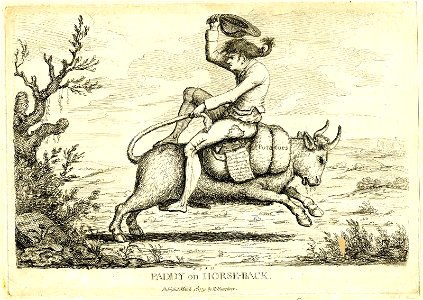 Paddy on horse-back. (BM 1851,0901.13)