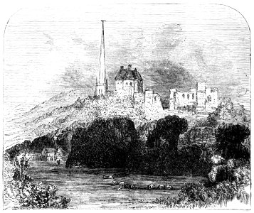 P534-Ruins of Monmouth Castle the Birthplace of Henry V