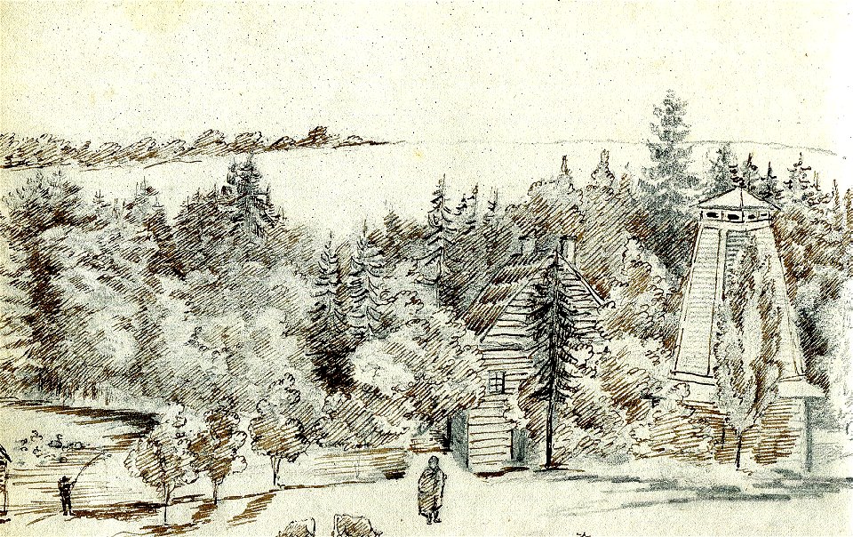 Pabiarežža Skuplinskaje. Пабярэжжа Скуплінскае (Č. Maniuška, 1843)