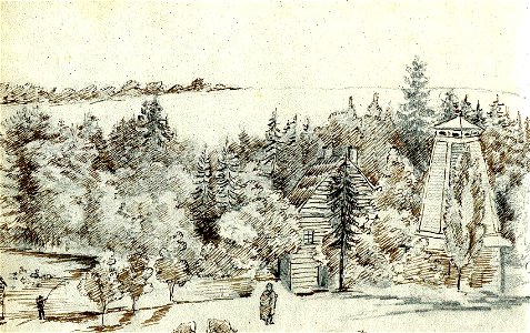 Pabiarežža Skuplinskaje. Пабярэжжа Скуплінскае (Č. Maniuška, 1843)