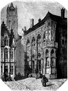 P91 The HOTEL DE VILLE, GHENT