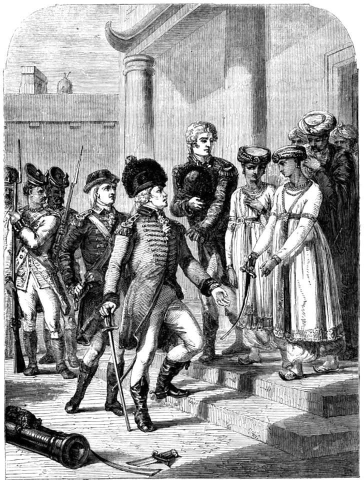 P595 TIPOO SAHIB'S SONS DELIVERED AS HOSTAGES TO THE ENGLISH