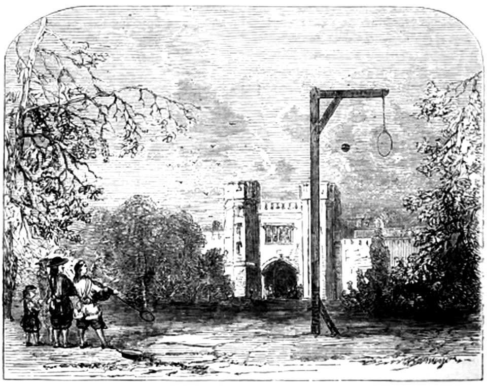 P618b Players in the game of Pell Mell in the days of Charles II