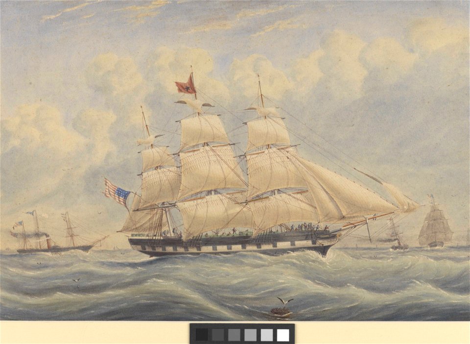 Packet ship Ivanhoe 1849 RMG py0613