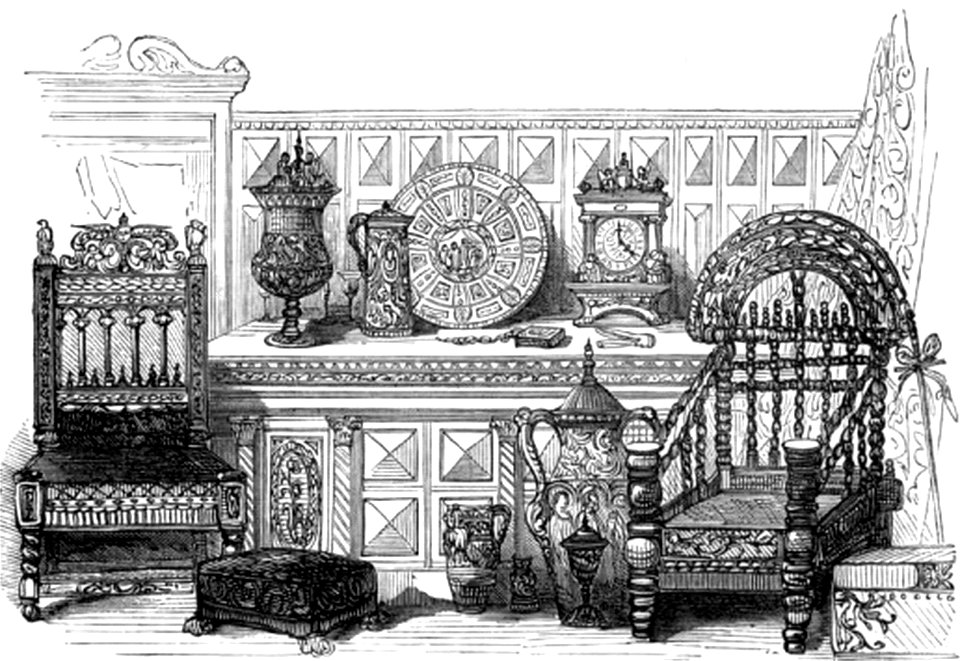 P603 Furniture, et cetera, of the period of Charles II