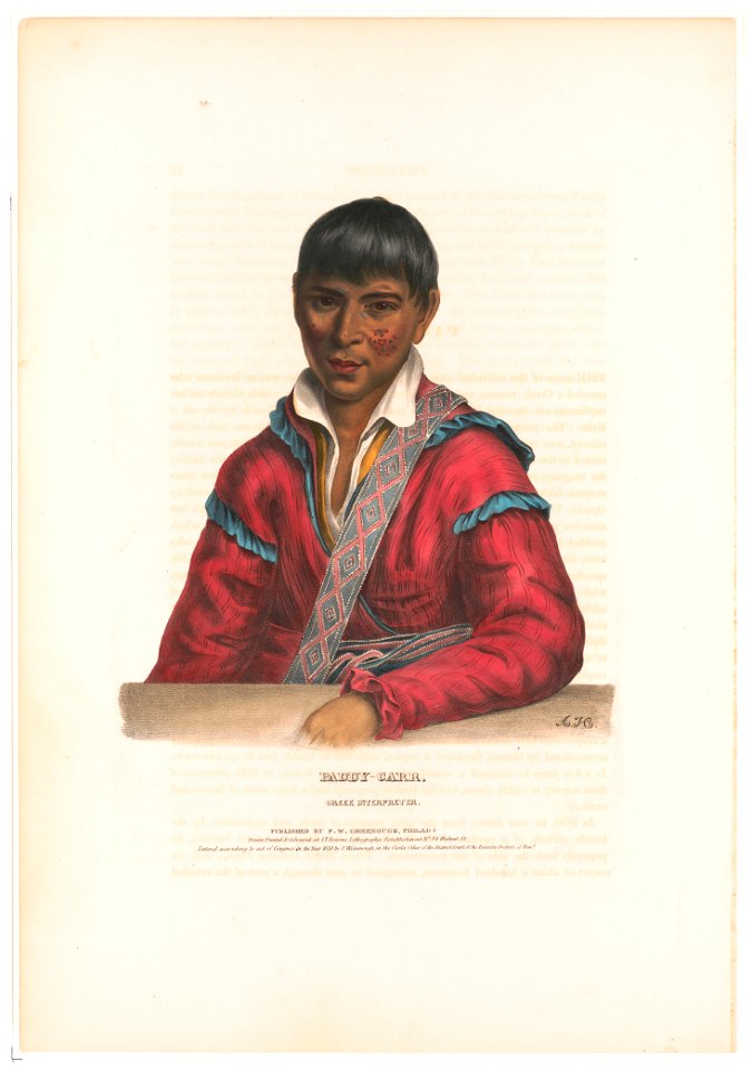 Paddy-carr. Creek interpreter - A.H. ; drawn, printed and coloured at I. T. Bowen's lithographic establishment, No. 94 Walnut St. LCCN2004675103
