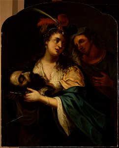 Padovanino (1588-1649) - Salome with the head of St. John the Baptist - 186771 MNW - National Museum in Warsaw. Free illustration for personal and commercial use.