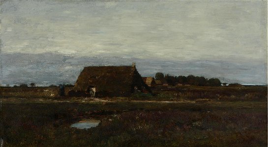 László Paál - A falu szélén (1877)