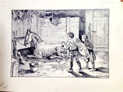 Paard en kinderen (G.Th. Rotman)