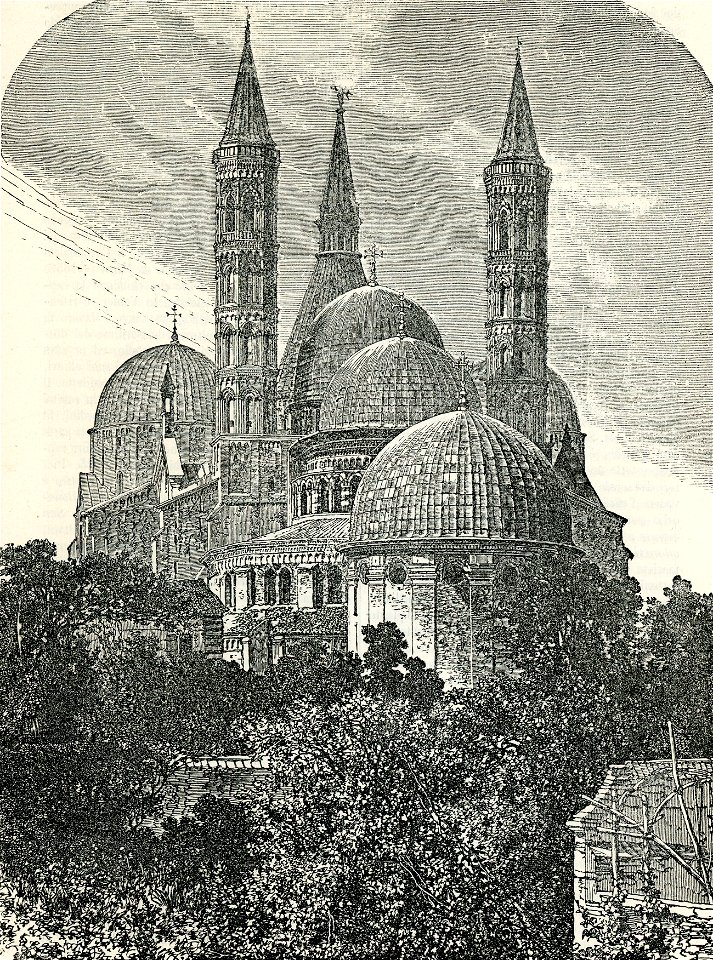 Padova abside e cupole della Basilica di Sant’Antonio