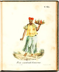 Nº 24 Preta vendendo bonecras, da Coleção Brasiliana Iconográfica