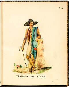 Nº 4 Tropeiro de Minas, da Coleção Brasiliana Iconográfica