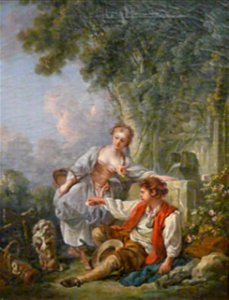 Nîmes,Beaux Arts096François Boucher, l'Obéissance récompensée1768