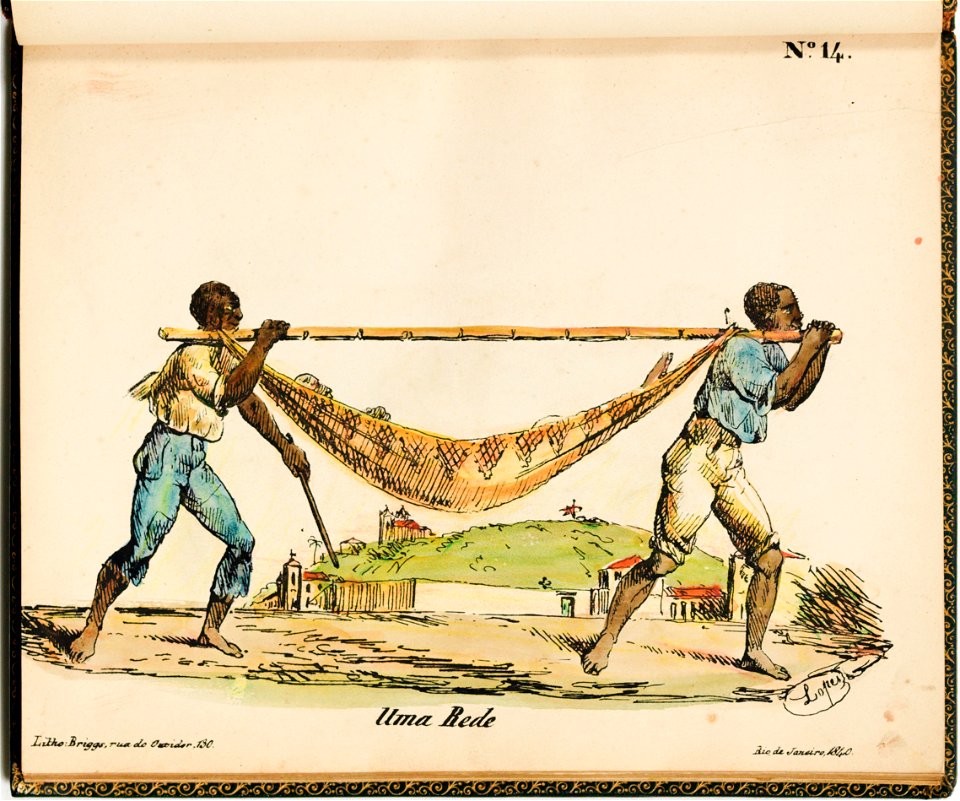 Nº 14 Uma rede, da Coleção Brasiliana Iconográfica