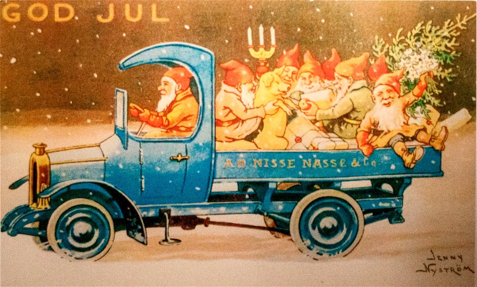 Nyström - Christmas postcard