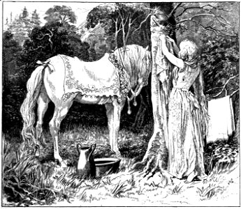 Page 125 illustration in The Red Fairy Book - Wonderful Birch01