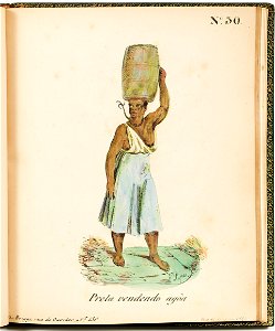 Nº 30 Preta vendendo agôa, da Coleção Brasiliana Iconográfica