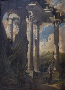 Nîmes,Beaux Arts173Ruines dans un paysage Philippe Roos
