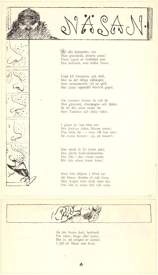 Näsan Sehlstedt Ill av Carl Larsson