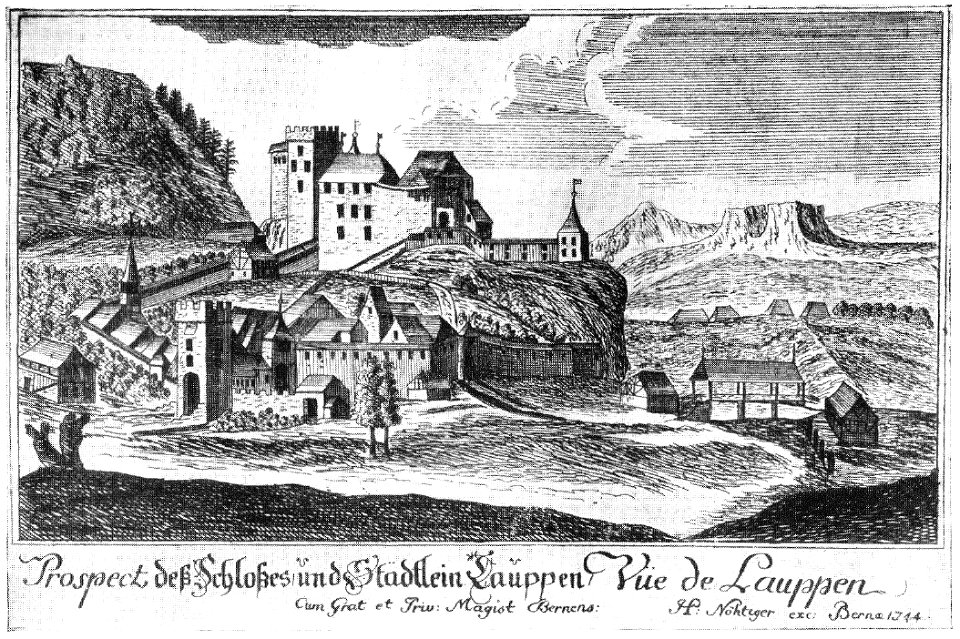Nöthiger, Schloss Laupen 1744