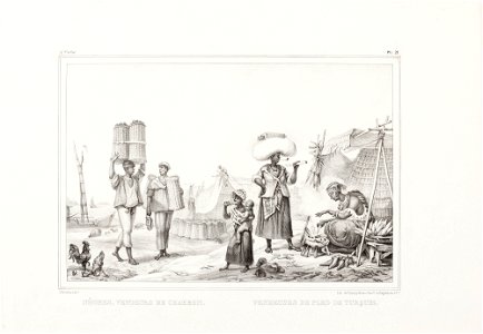 Nègres, vendeurs de charbon, da Coleção Brasiliana Iconográfica