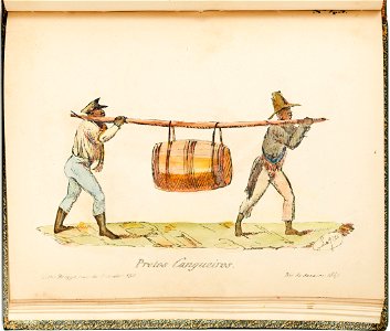Nº 43 Pretos cangueiros, da Coleção Brasiliana Iconográfica