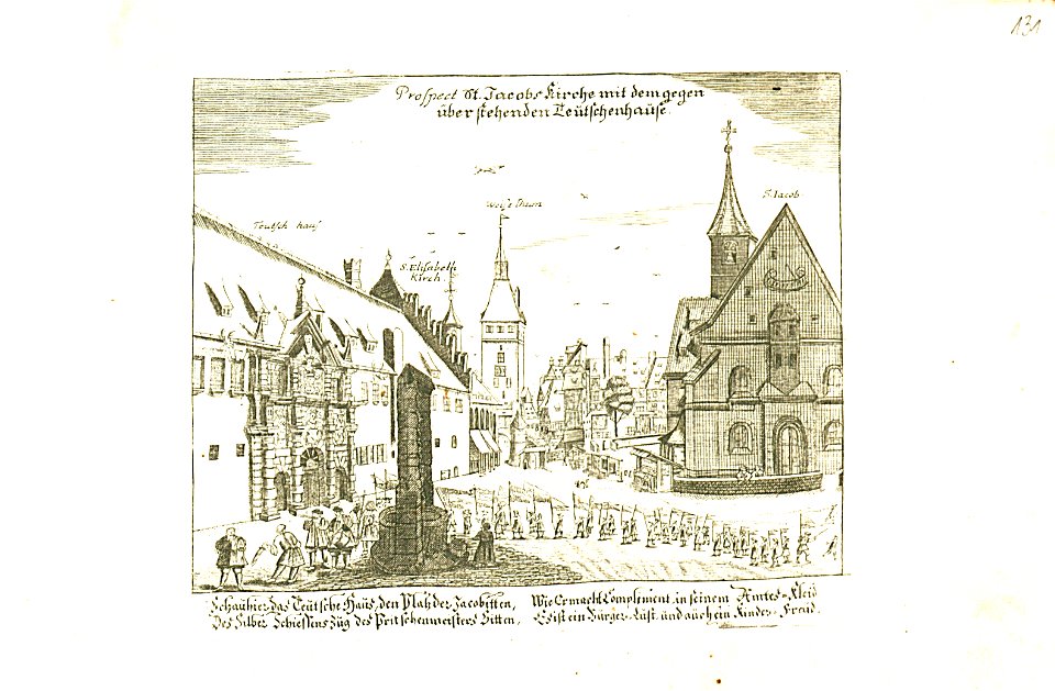 Nürnberger Zierde - Böner - 131 - Prospect St Jacobs Kirche