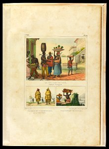 Nègres en commission - par un temps de pluie (1), da Coleção Brasiliana Iconográfica