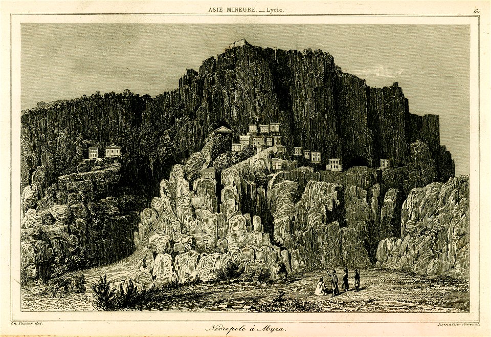 Nécropole de Myra - Texier Charles Félix Marie - 1882