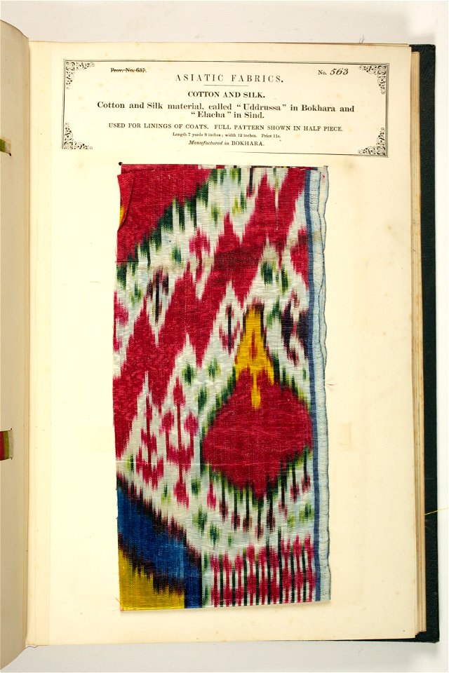 Cotton and silk n°563