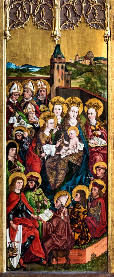 Nürnberg St. Lorenz Katharinenaltar Flügel L 01