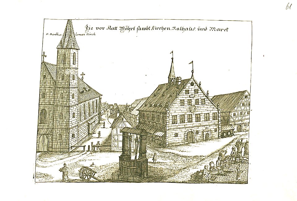 Nürnberger Zierde - Böner - 061 - Wehrd- Kirchen Rathaus