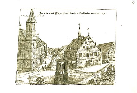 Nürnberger Zierde - Böner - 061 - Wehrd- Kirchen Rathaus