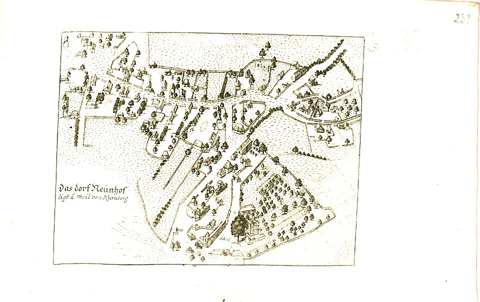 Nürnberger Zierde - Böner - 239 - das Dorf Neunhof