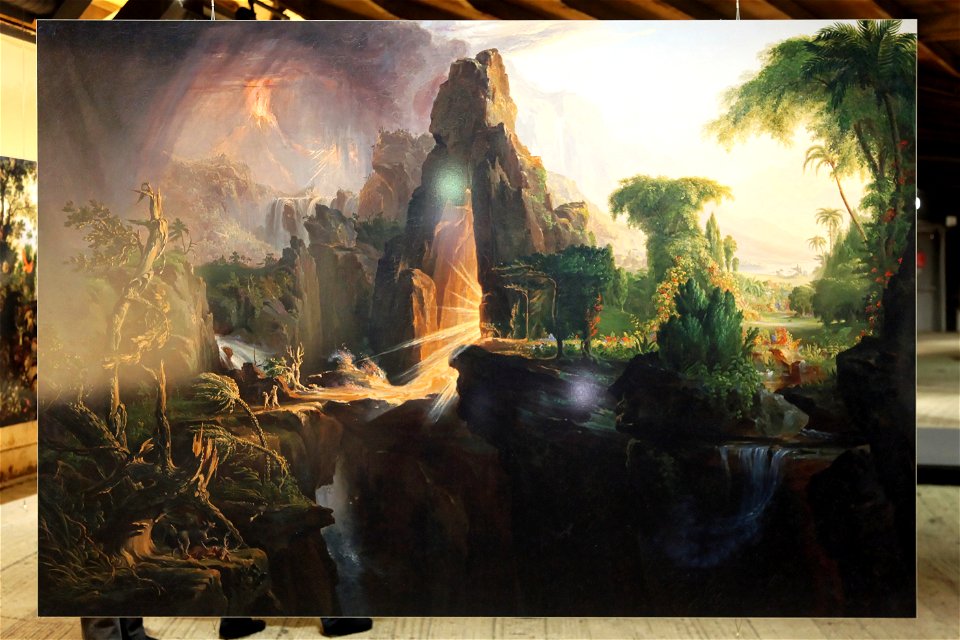 Oberhausen - Gasometer - Der schöne Schein - Expulsion from the Garden of Eden (Cole) 01 ies