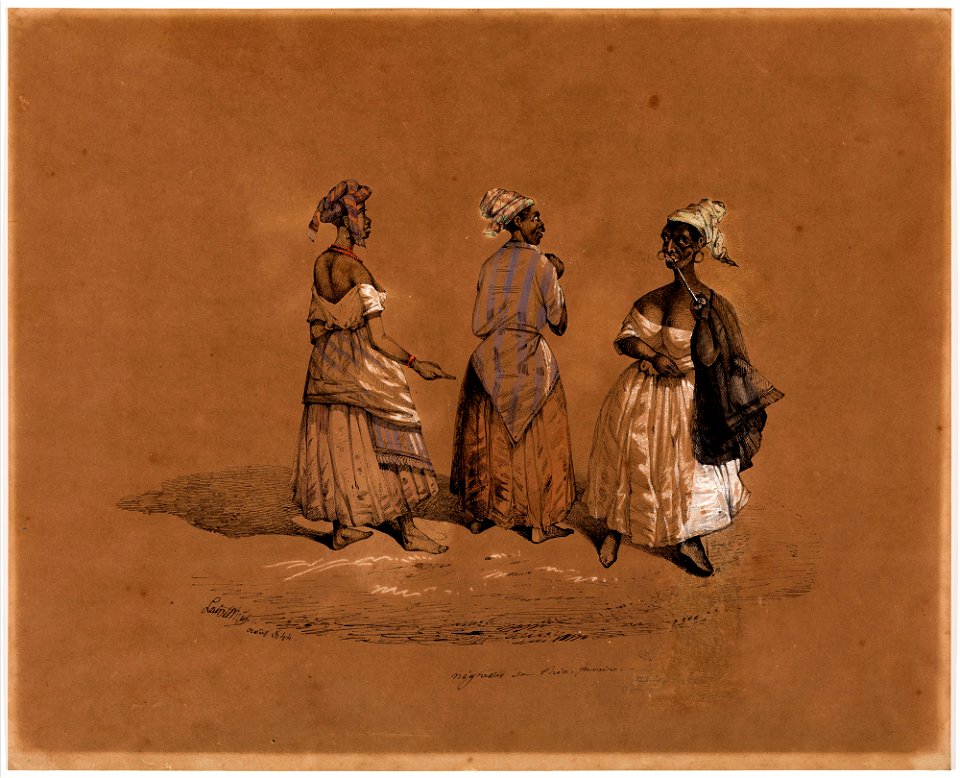 Négresses de Rio-Janeiro, da Coleção Brasiliana Iconográfica