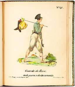 Nº 41 Guarda da roça, indo para o destacamento, da Coleção Brasiliana Iconográfica
