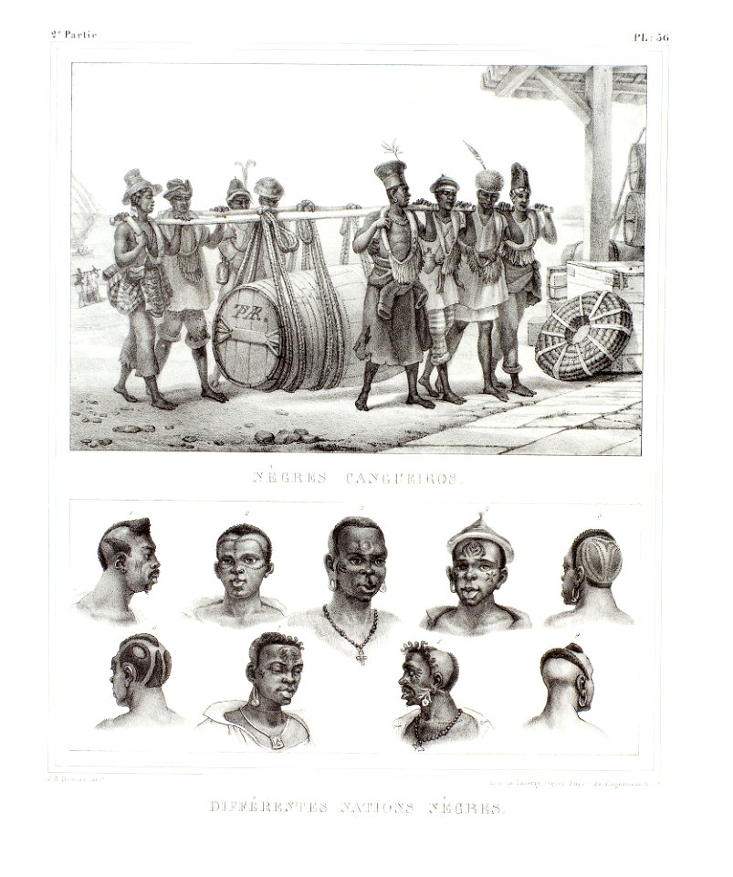 Nègres cangueiros (2), da Coleção Brasiliana Iconográfica