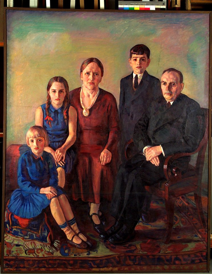O. Rütli perekonna portree, Nikolai Triik, TKM TR 8397 M 1498