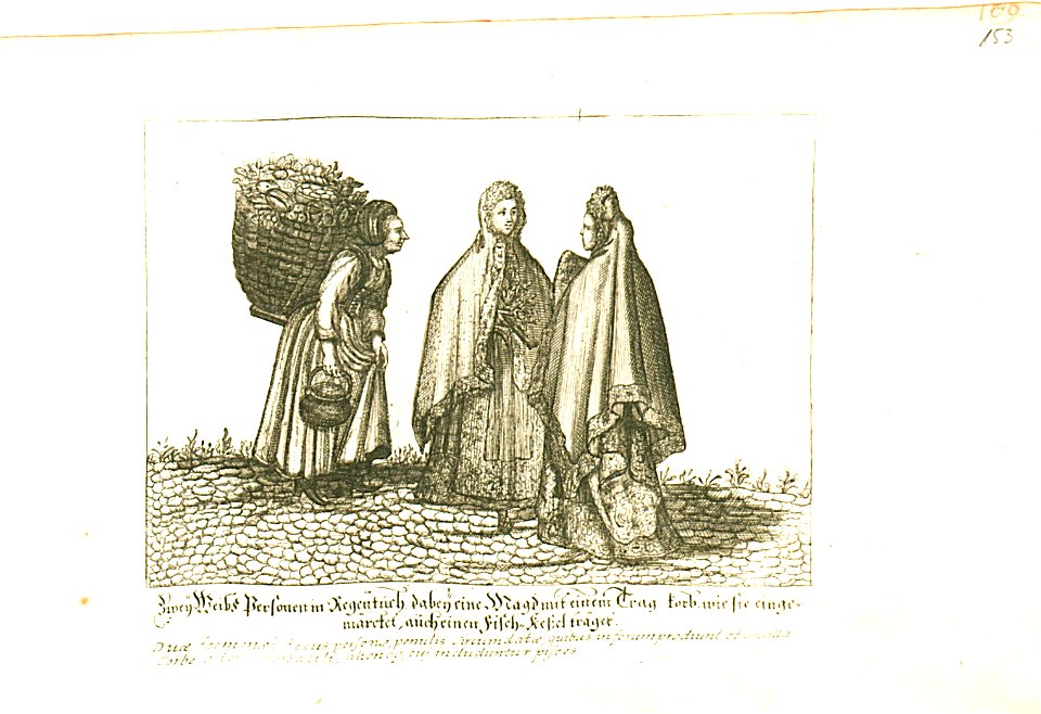 Nürnberger Zierde - Böner - 153 - Zwey Weibspersonen und eine Magd