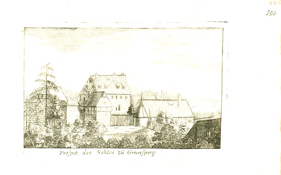Nürnberger Zierde - Böner - 207 - Prospet Schlos zu Grünsperg