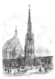 Nürnberg Schöner Brunnen Illustration Stumpf 1852